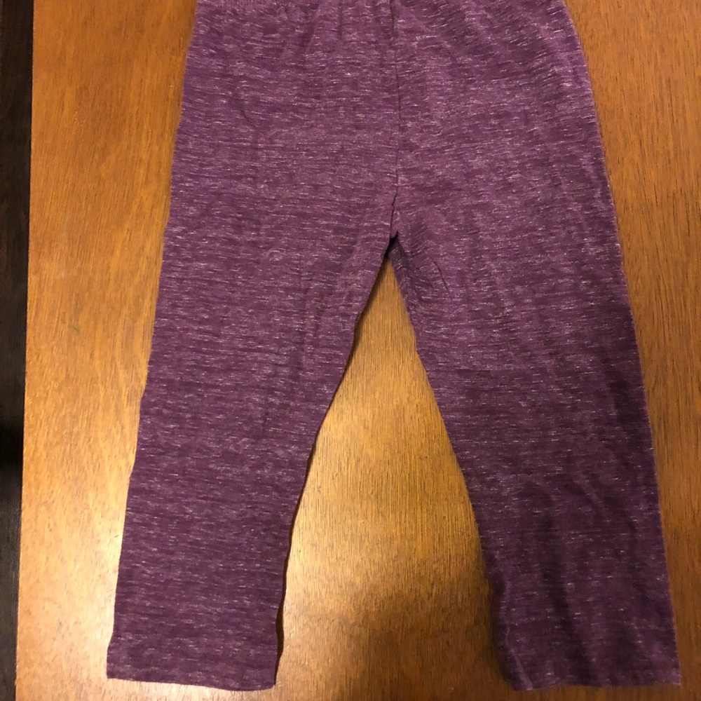 SO Kids Leggings in Heathered Purple